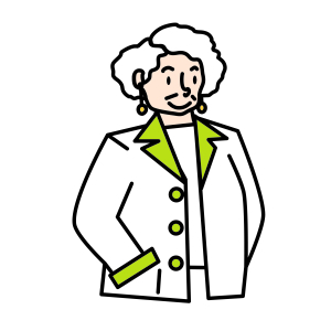 Illustrated portrait for Elspeth