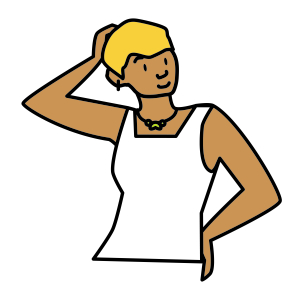 Illustrated portrait for Maia