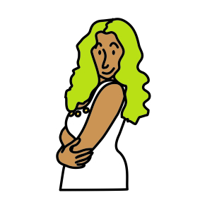 Illustrated portrait for Hineawhi
