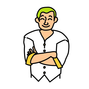 Illustrated portrait for Kelvin