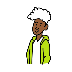 Illustrated portrait for Nikora