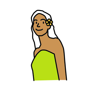 Illustrated portrait for Meilani