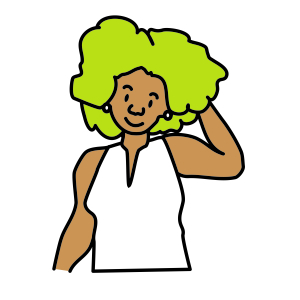 Illustrated portrait for Hinemoa