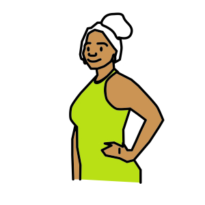 Illustrated portrait for Talia