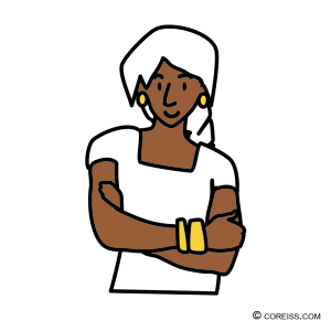 Illustrated portrait for Wairere