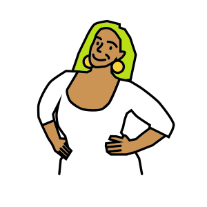 Illustrated portrait for Anahera